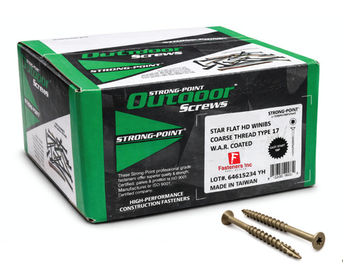 Outdoor deck screws - deck, torx